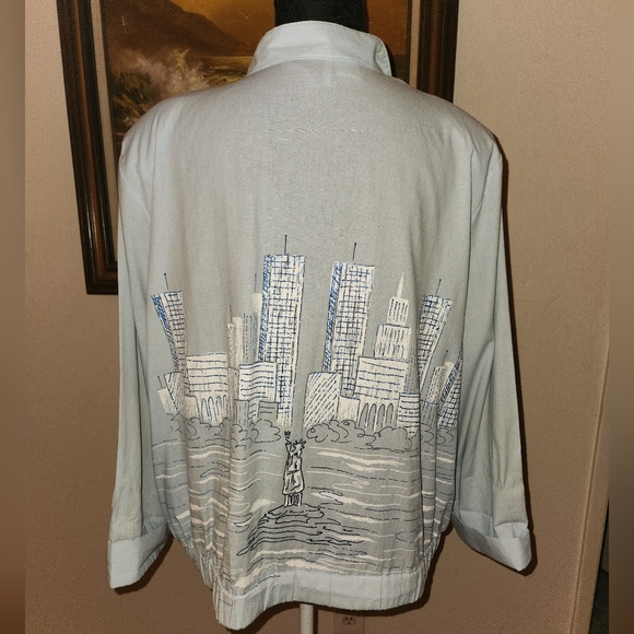 Vintage 1980s City Scape Jacket by Sweet P - Picture 8 of 15